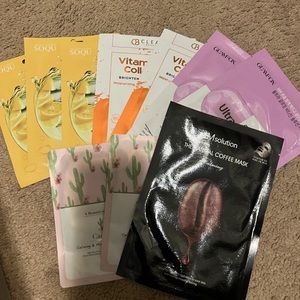 Lot / Bundle 10 Face Sheet Masks new
